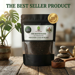 The Master Blend all-in-one organic plant fertilizer for indoor and outdoor plants