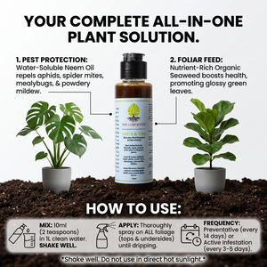 Shield and Feed 115ml organic pesticide and foliar fertilizer concentrate