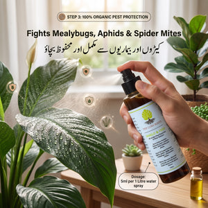 The Ultimate Houseplant Care Kit – Complete 4-in-1 Growth, Defense & Shine System